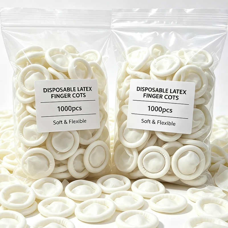 Disposable Gloves Nitrile - 100-1000 adet Beyaz Tek Kullanımlık Parmak