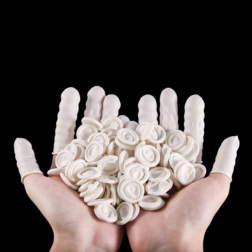 Disposable Gloves Nitrile - 50/100 adet beyaz tek kullanımlık parmak
