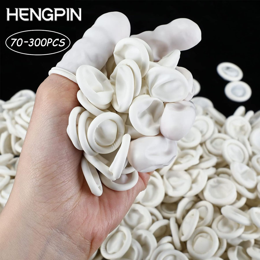 Disposable Gloves Nitrile - HENGPIN 70/300 adet Parmak Ucu Koruyucu