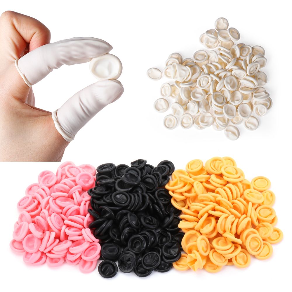 Disposable Gloves Nitrile - 100/300 adet doğal tırnak sanat aracı