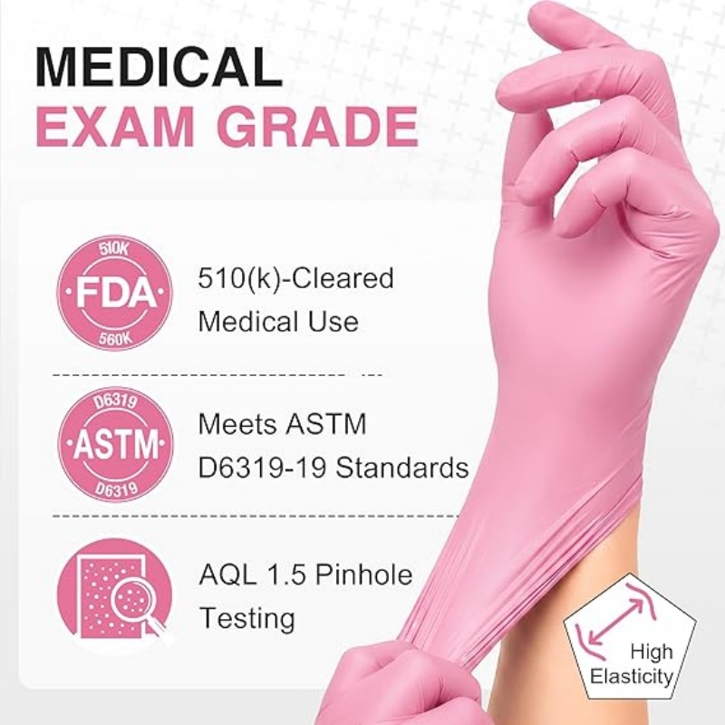 Pembe nitril tek kullanımlık e - Disposable Gloves Nitrile incelemesi ve fiyatı