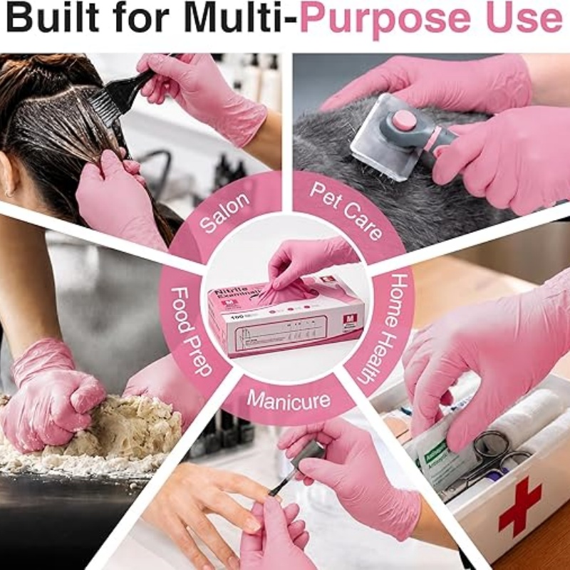 Pembe nitril tek kullanımlık e - Disposable Gloves Nitrile incelemesi ve fiyatı
