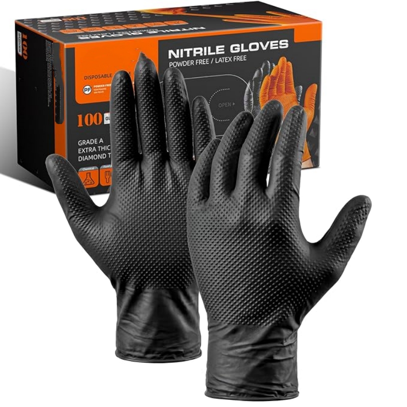 8 Mil Ağır Hizmet Tipi Endüstr - Disposable Gloves Nitrile incelemesi ve fiyatı