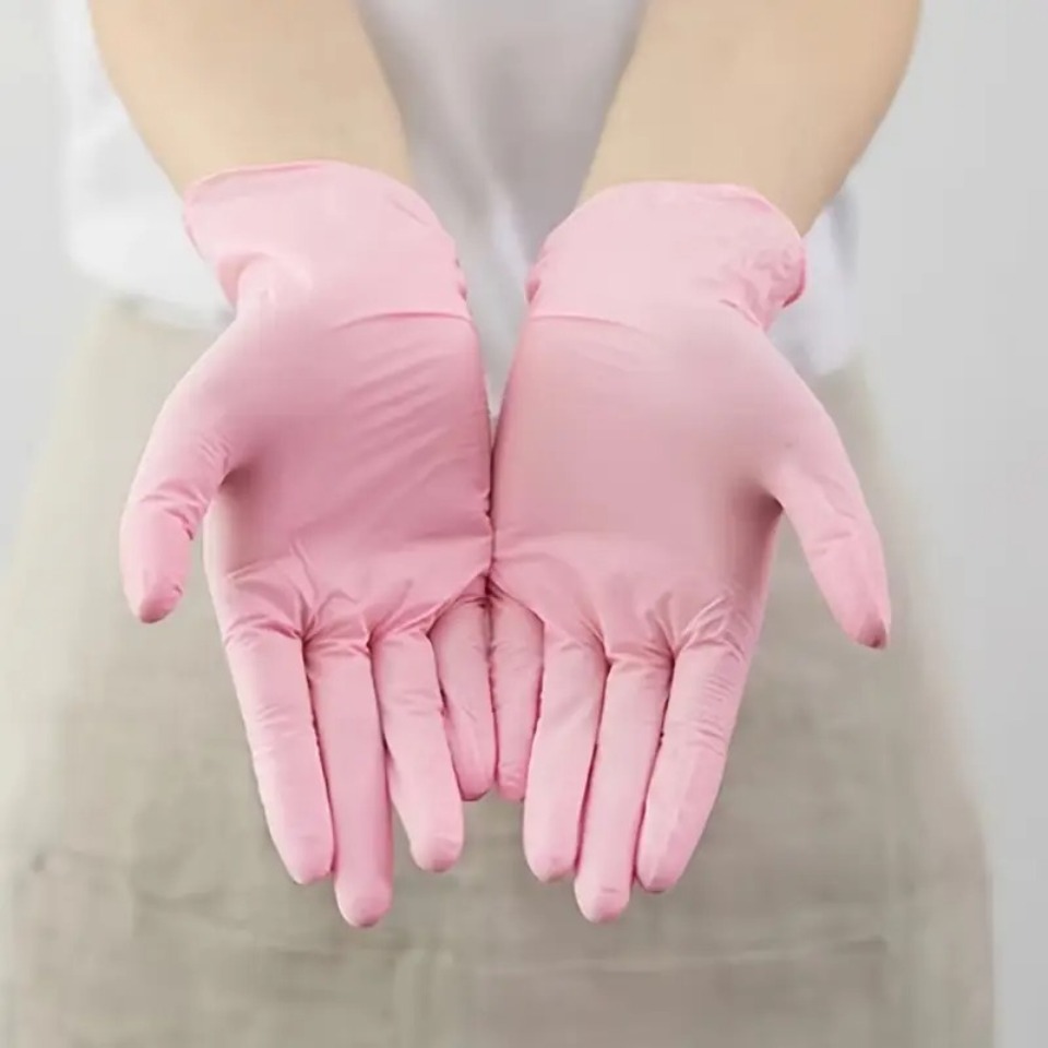 50/100 ADET Açık Pembe Nitril  - Disposable Gloves Nitrile incelemesi ve fiyatı