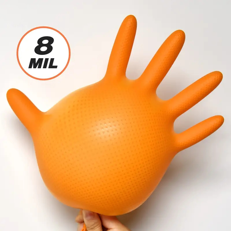 Ağır Hizmet Tipi Turuncu Nitri - Disposable Gloves Nitrile incelemesi ve fiyatı