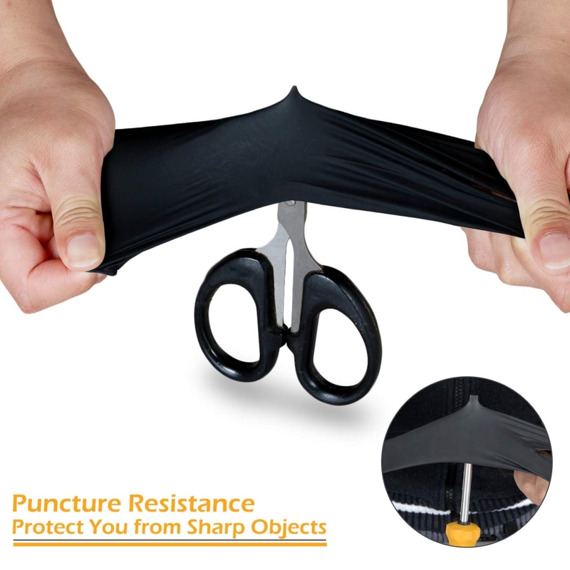 100 adet siyah nitril eldiven  - Disposable Gloves Nitrile incelemesi ve fiyatı