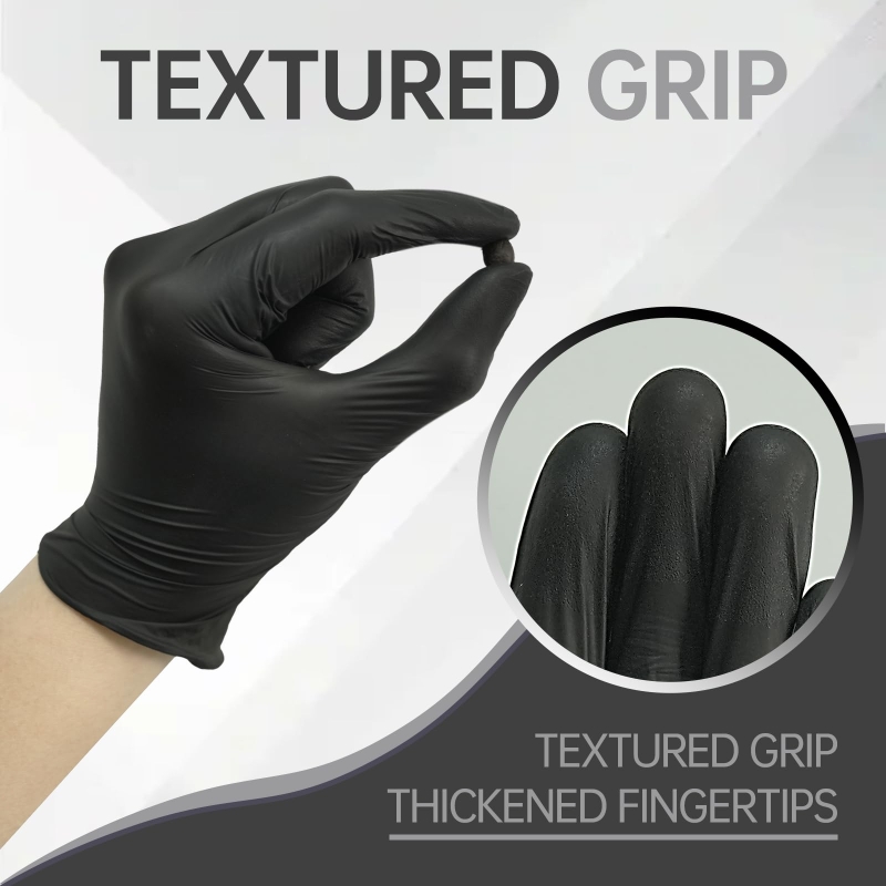 100 adet siyah nitril eldiven  - Disposable Gloves Nitrile incelemesi ve fiyatı